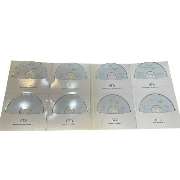 Zondervan KJV Audio Bible Dramatized Old Testament CD Box Set Incomplete - Picture 4 of 8